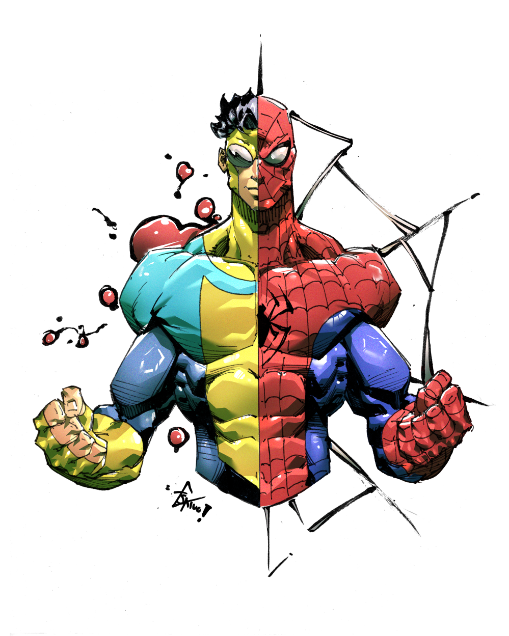 Invincible x Spider-Man Sticker [Pre-Order]